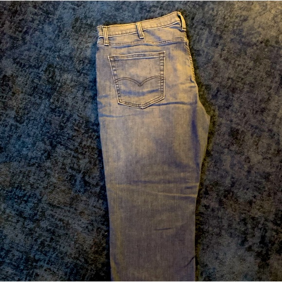 Levis 541 Jeans Mens Size 40x30 Dark Blue Denim Stretch Athletic tapered - Picture 4 of 7